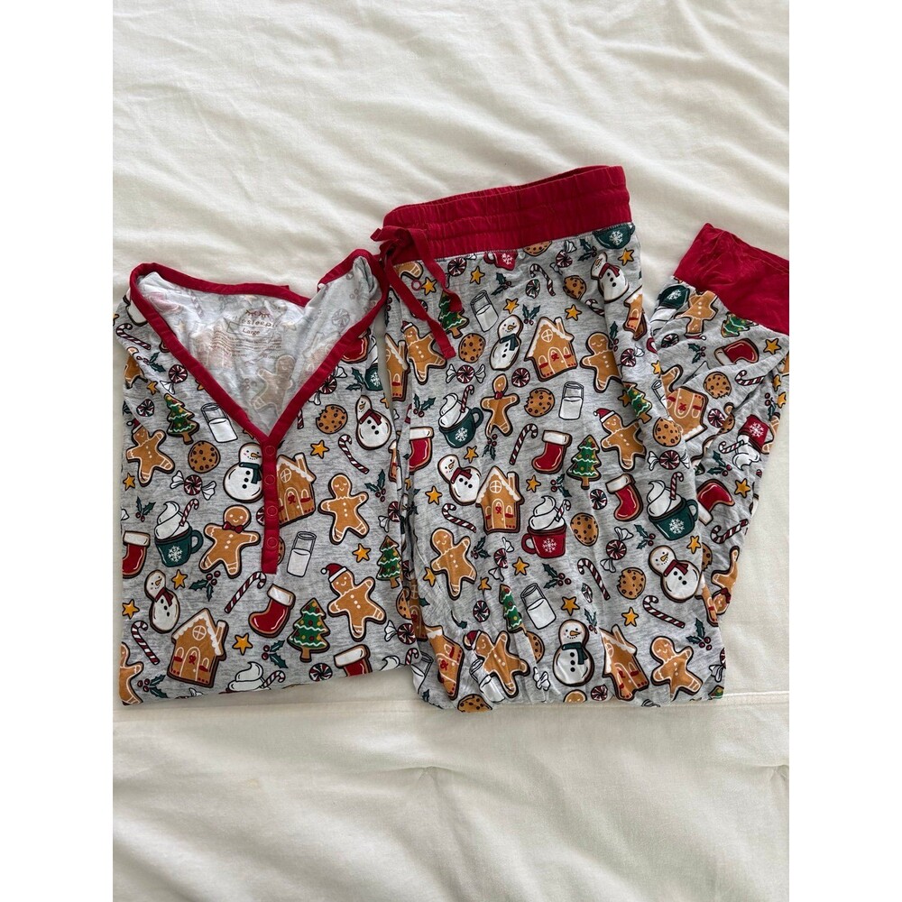 Little Sleepies bamboo women’s Christmas pajama set